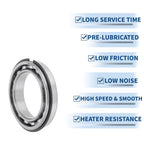 Deep Groove Ball Bearing P5 for Scooter Skateboard Wheel (25x37x7mm)