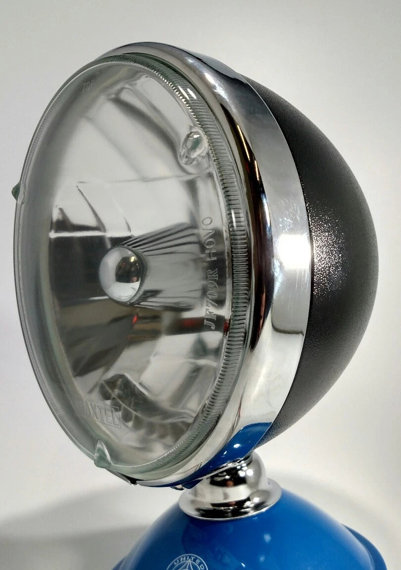 Crystal Headlights w 10 LED Amber Turn Signal for Black Dietz 7 Inch (2000–2000)