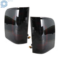 Set of Black LED Tail Lights for Chevy Silverado (2007–2013)