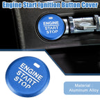 Ignition Button Cover Decal for Ford Mustang (2015–2021) Blue