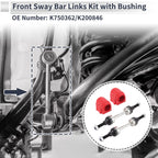 Front Stabilizer Bar Links with 2 Pcs Bushing for Ford F-150 (No.K750362)