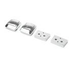 Chrome Tour Trunk Latches for Harley Electra Glide, Street Glide, Road King