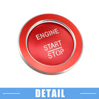 Engine Start Stop Button Cover Sticker for Mercedes-Benz A B C GLC GLA ML (2013–2023) Red