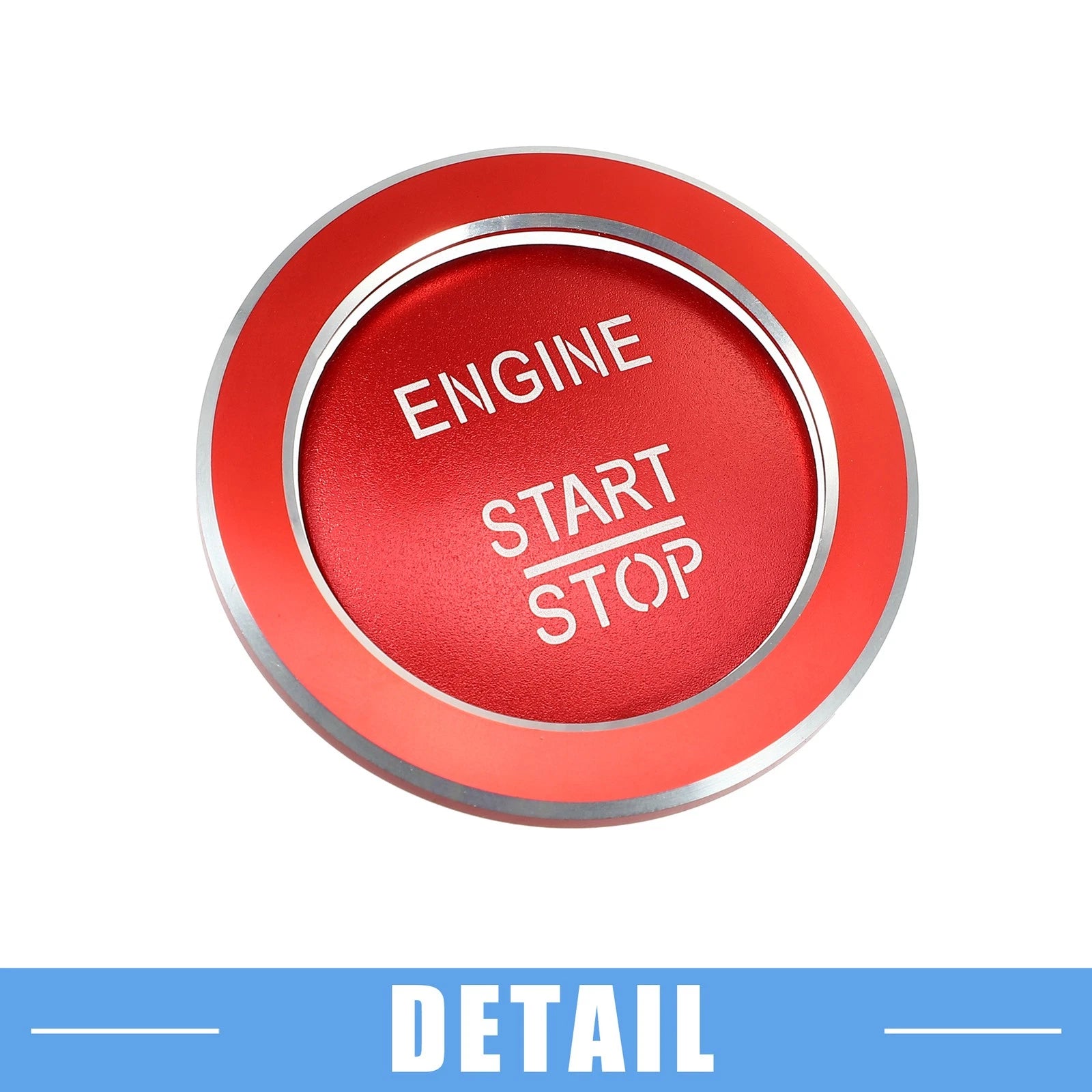 Engine Start Stop Button Cover Sticker for Mercedes-Benz A B C GLC GLA ML (2013–2023) Red