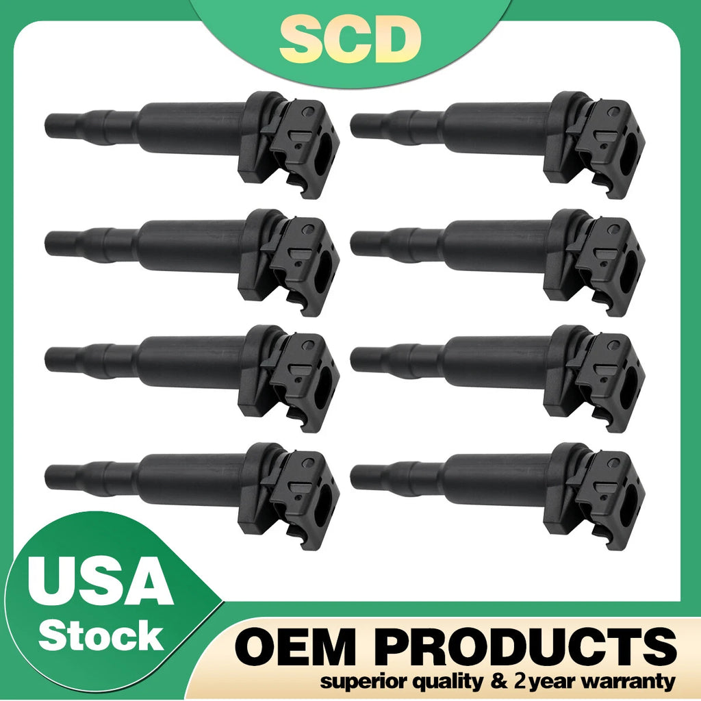 8X Ignition Coil for BMW 128i 328i 535i 550i 750i X5 X6 (2008–2013) UF592 12137562744
