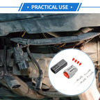 2 Pin Fog Light Connector Plug Set for Ford 