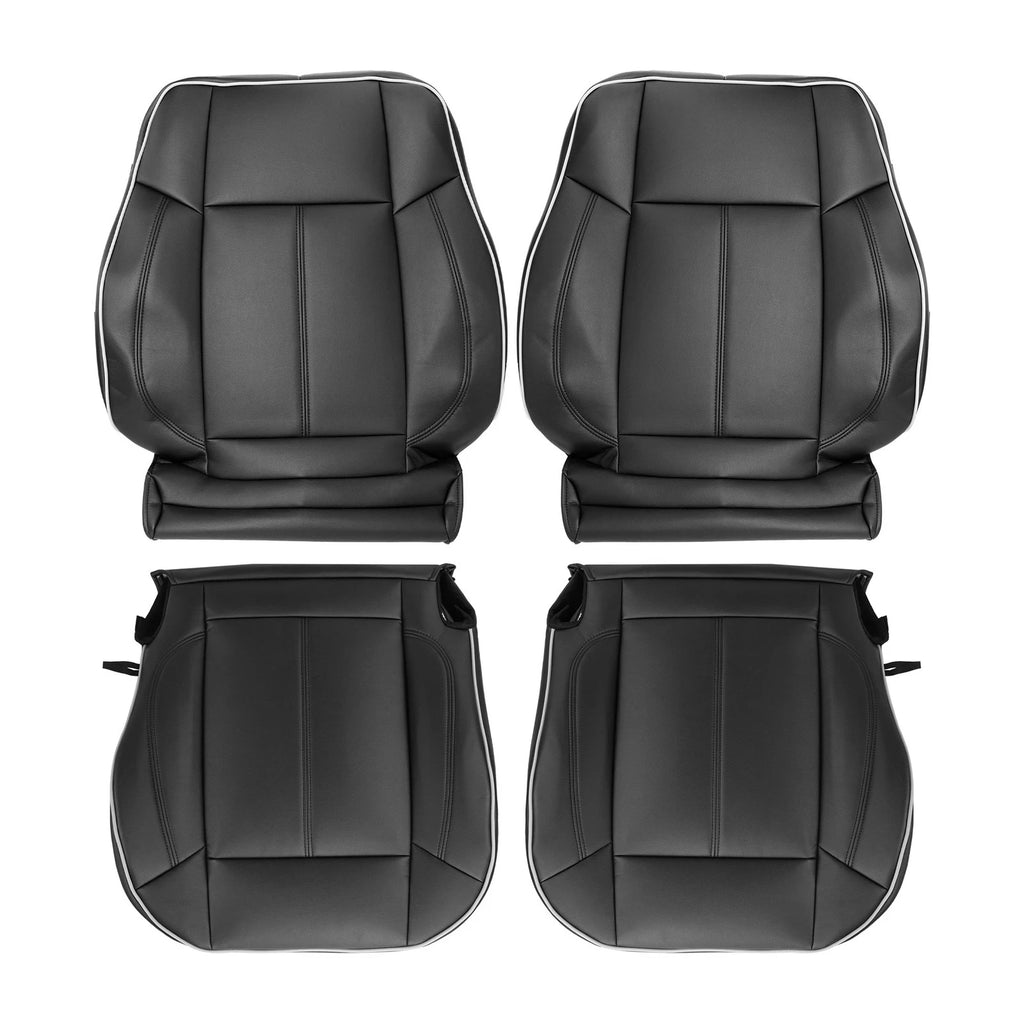 Set of 2 Durable Leather Seat Covers for Hummer H3 (2006-2010)