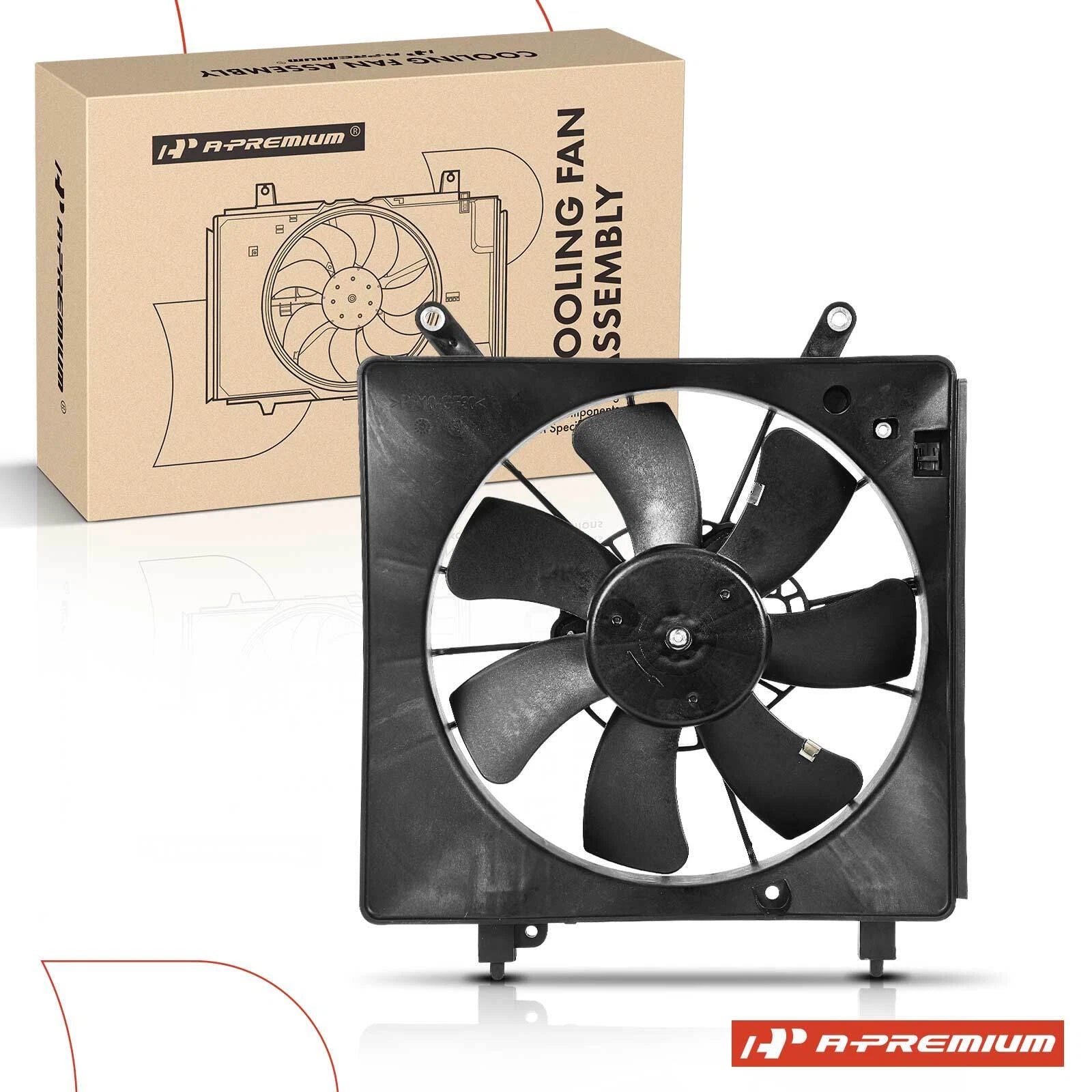 Cooling Fan Assembly with Shroud for Acura RSX (2002–2006)