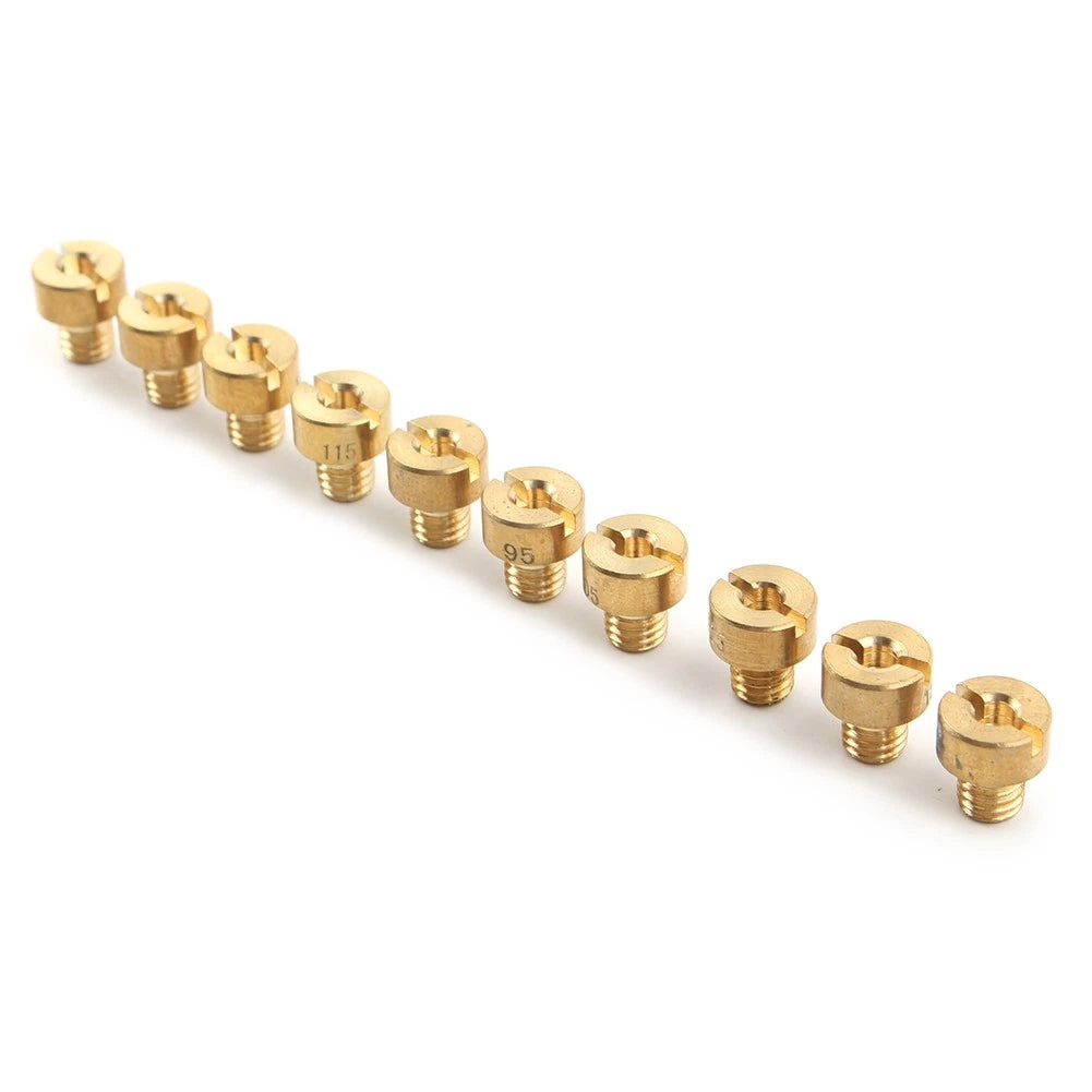 Set of 8 Main Jets for Mikuni VM22 VM24 VM26 VM30 Carburetor (125-200cc)