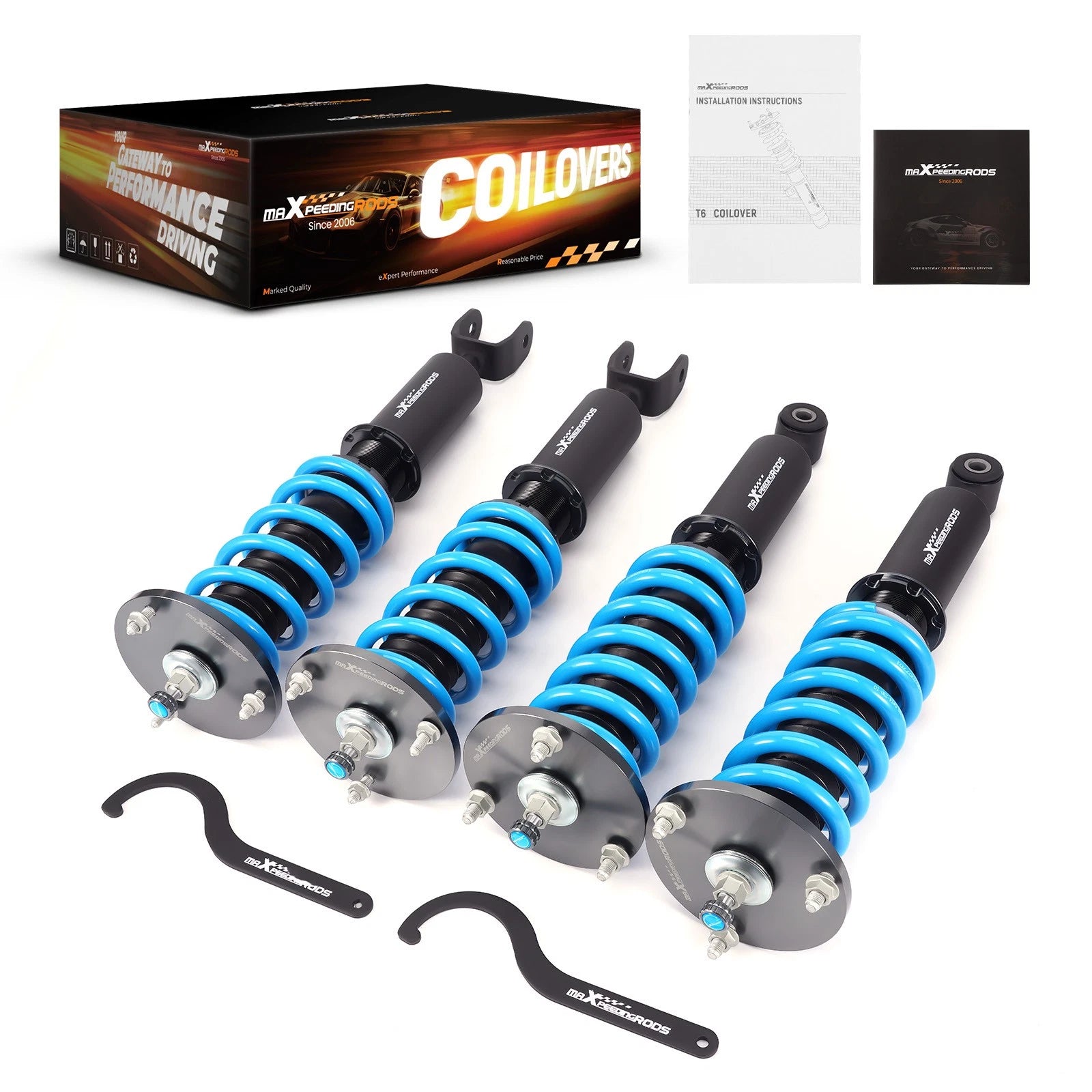 T6 Coilover 24 Way Damper Lowering Kit for Toyota Supra (1993–1998)