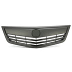 Front Bumper Upper Mesh Grille Trim for Acura TSX (2011-2014) Matte Black