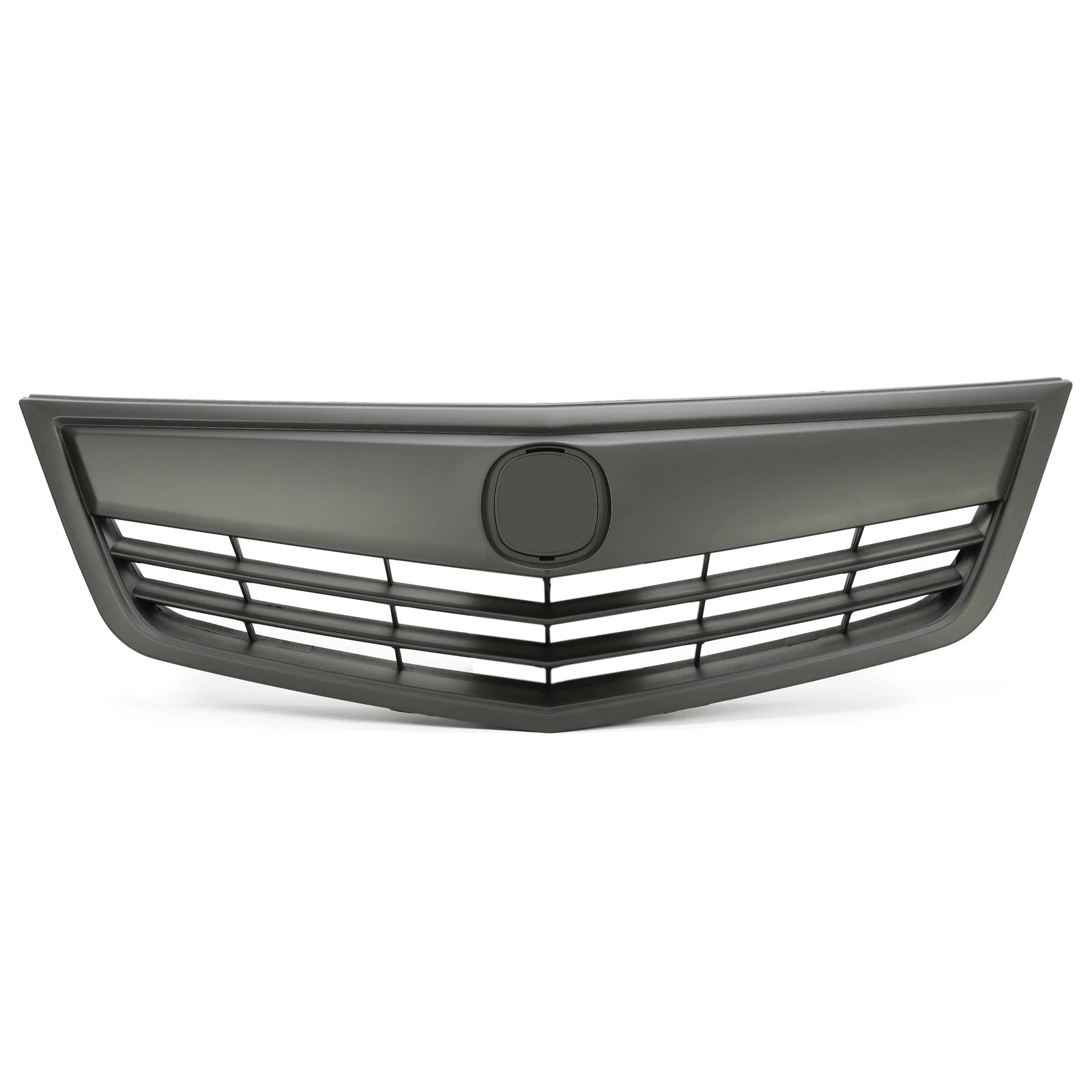 Front Bumper Upper Mesh Grille Trim for Acura TSX (2011-2014) Matte Black