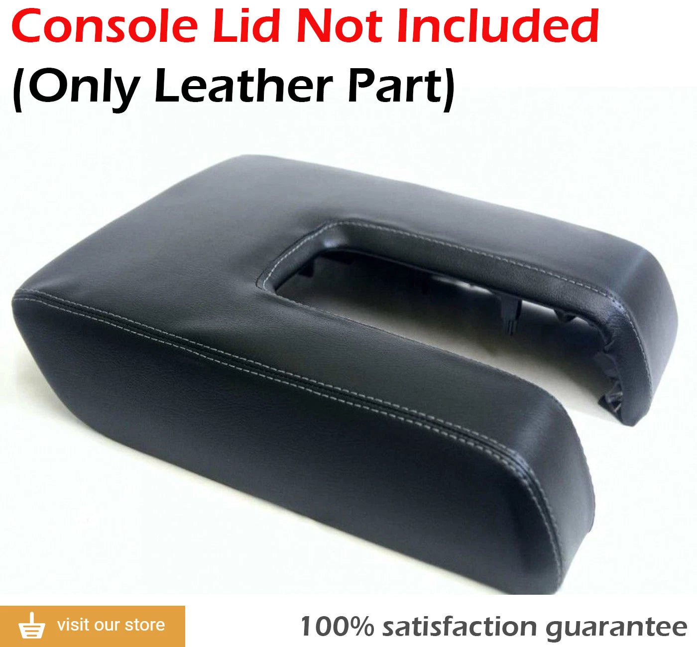 Leather Synthetic Console Armrest Cover for Toyota Tundra (2014–2019)