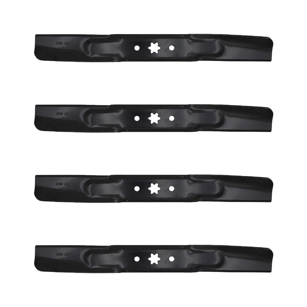 Set of 4 Mulching Blades for Cub Cadet RZT 42 (L42, S42, LTX1040, LTX1042, XT1-LT42)
