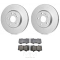 Bosch QuietCast Front Rotor & TRW Pro Ceramic Brake Pad Kit for 4Runner (2010–2023)