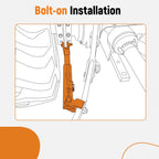 Solid Telescopic Stabilizer for Kubota Tractor L3700SU (2000-2023)
