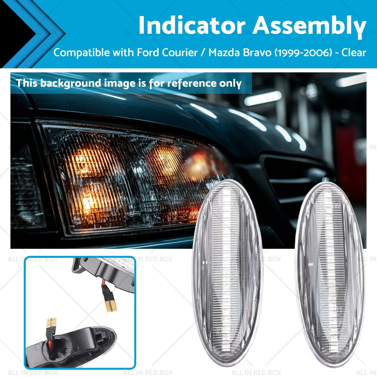 Dynamic Indicators for Ford Courier/Mazda Bravo (1999–2006)