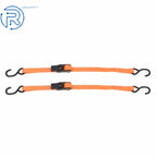 Set of 2 Heavy Duty 1" x 4' Ratchet Tie Down Straps with S Hook