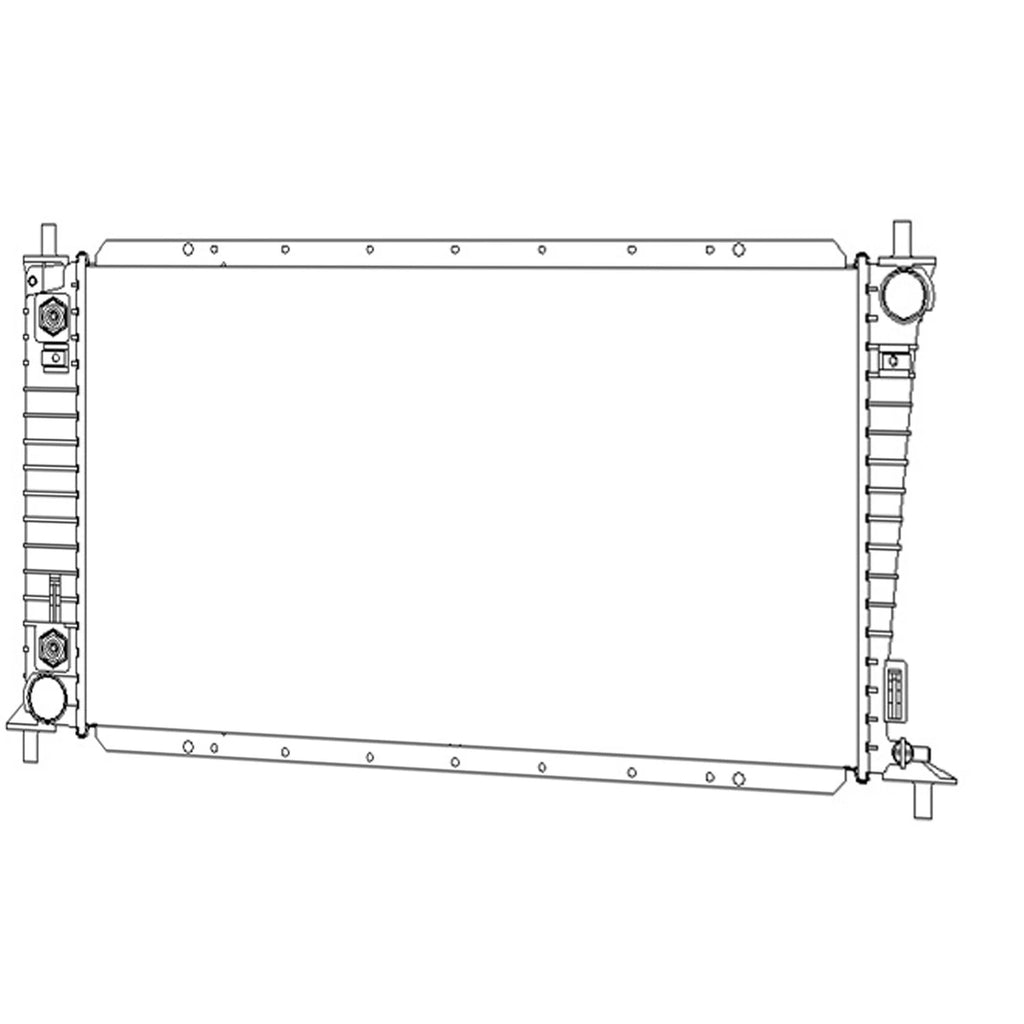 Replacement Radiator Plastic for Air Conditioning for Holden Commodore (2005–2013)