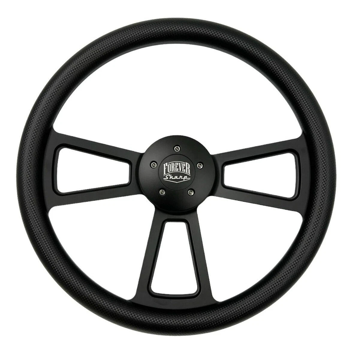 Steering Wheel Vinyl Wrap Carbon Fiber 5 Hole for Peterbilt Kenworth (2010–2024)