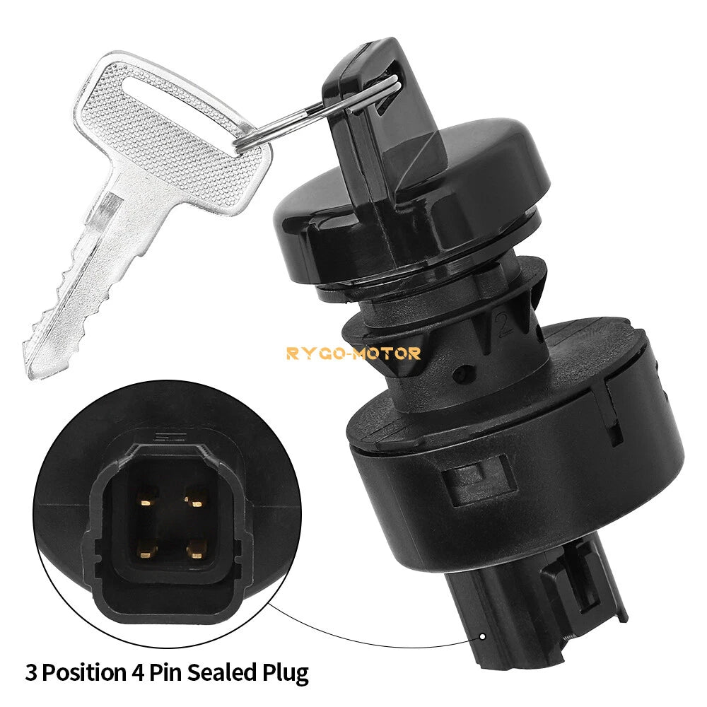 Ignition Switch 3 Position 4 Pins for Polaris (4015033)