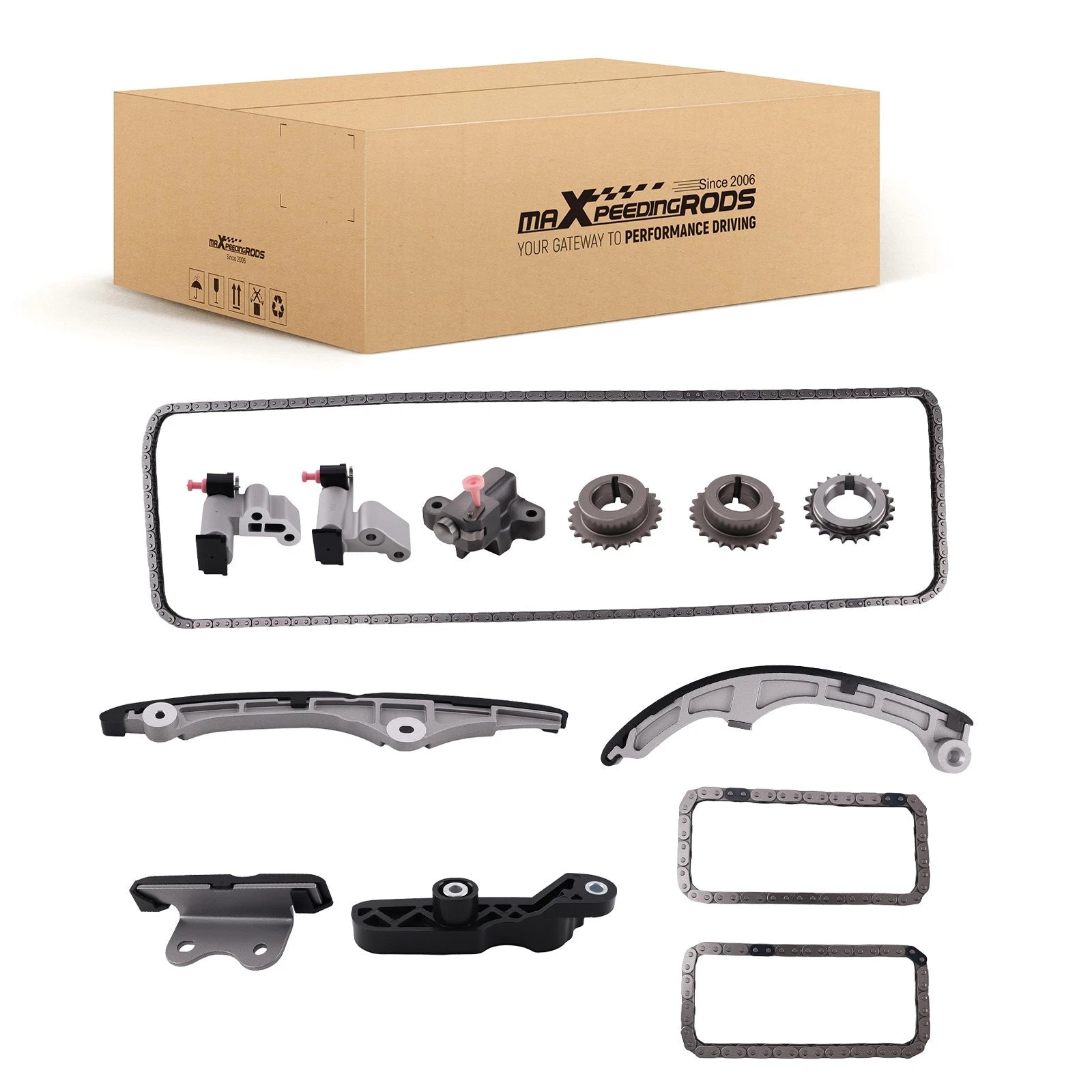 Timing Chain Guide Rail Kit for Mazda CX-9 3.7L (2008–2010) 7T4Z-6K254-BA