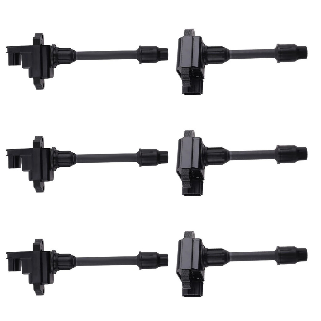 Set of 6 Ignition Coils for Infiniti I30, Nissan Maxima V6 (1996–1999) 22448-31U06