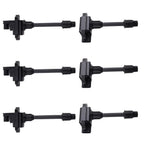 Set of 6 Ignition Coils for Infiniti I30, Nissan Maxima V6 (1996–1999) 22448-31U06