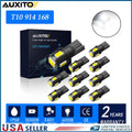 Set of 10 LED Wedge Interior Map Dome Side Marker Lamps for Various Models (YYYY–YYYY)