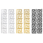 10-30PCS 3D Acrylic DIY Mirror Tile Wall Sticker Removable Decal Mural