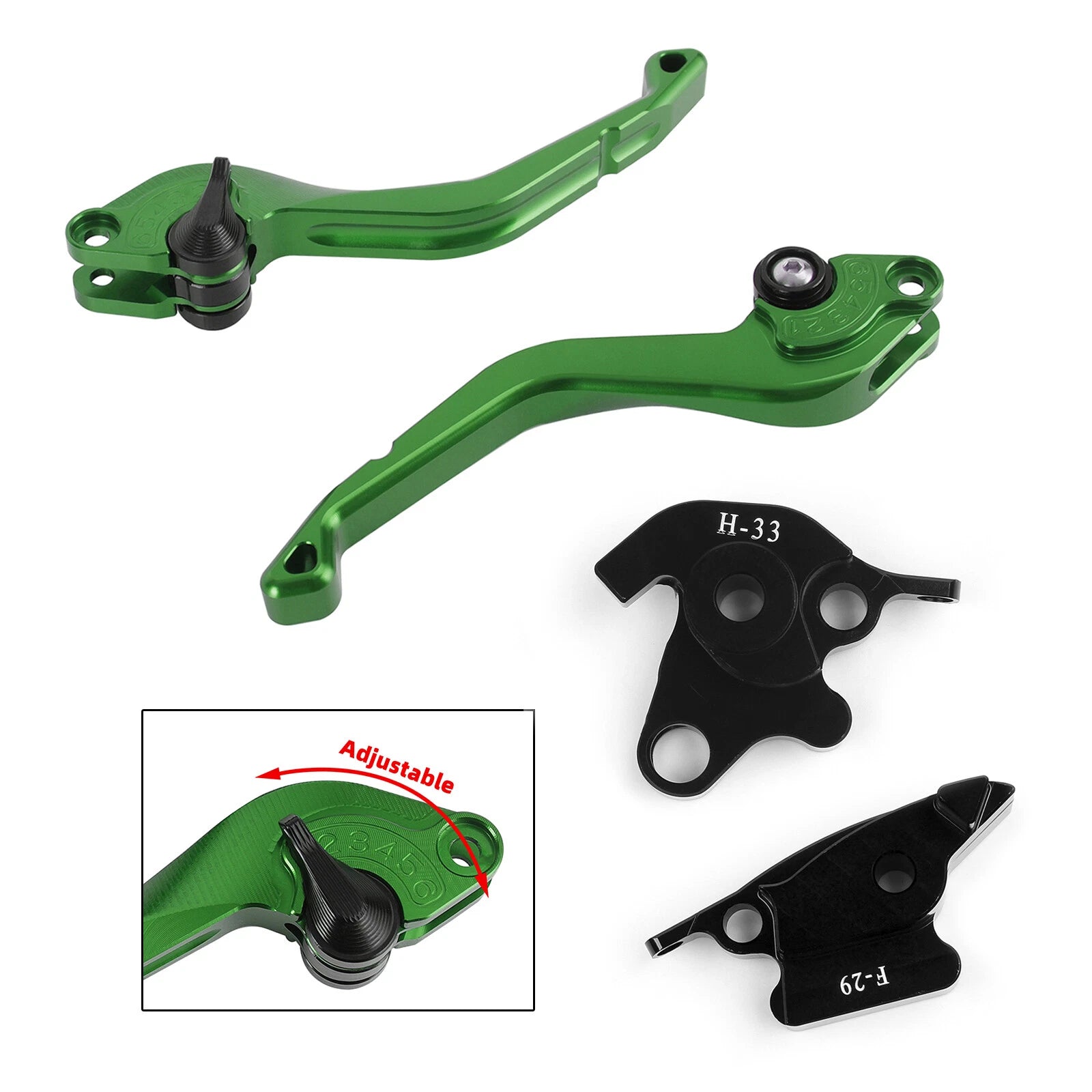 CNC Short Clutch Brake Lever for Honda VFR 1200 (2010–2013) RC51 (2000–2006) T9
