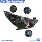Headlight Assembly Driver Left for Hyundai Accent (2015-2017)