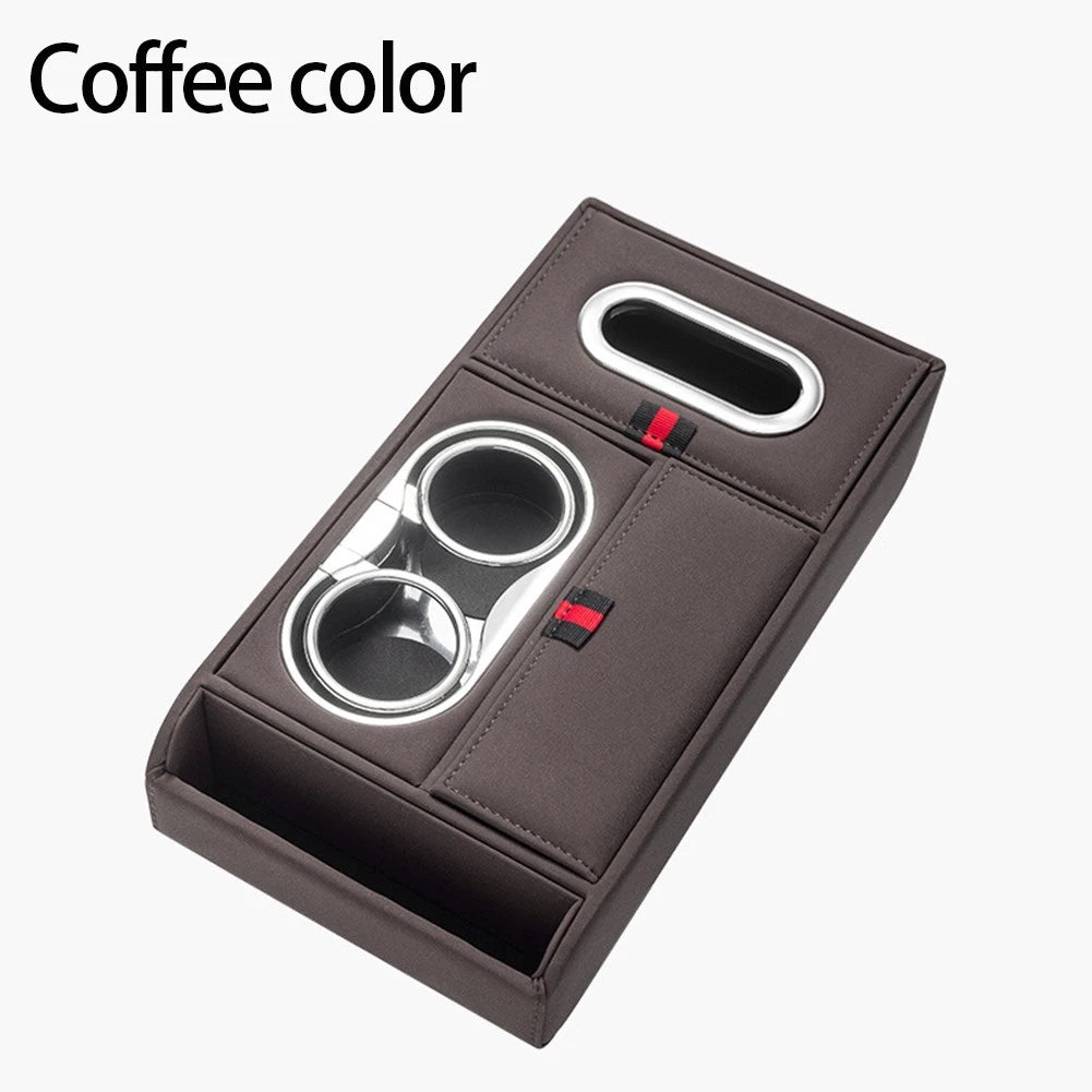 Armrest Pad with Cup Holders for Universal Fit (2010–2023)