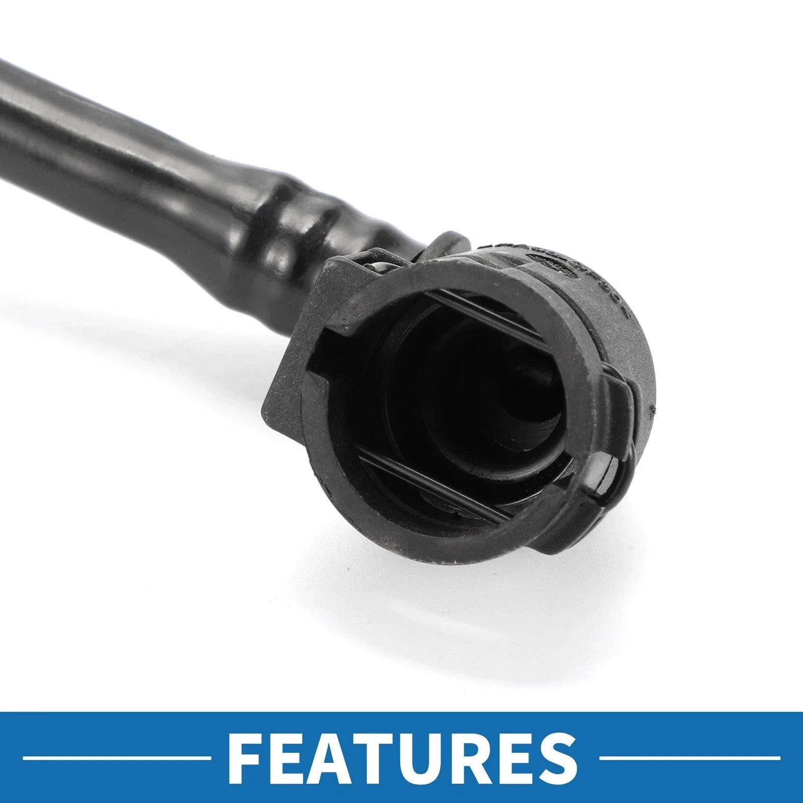 Radiator Hose for BMW 740i (2016 - 2019) Plastic Black 1 Pc