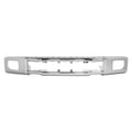 Front Bumper Face Bar w/ Fog Light Hole for Ford F-150 (2015–2017) Chrome