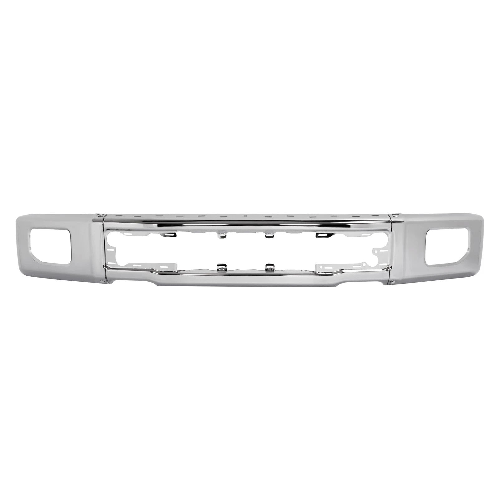 Front Bumper Face Bar w/ Fog Light Hole for Ford F-150 (2015–2017) Chrome