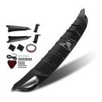 Mc Style FE180 Gloss Black Rear Diffuser with LED Brake Light for Honda Civic (2022–2024)