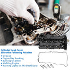 Front Engine Valve Cover with Gasket for BMW X3 (2008-2010)