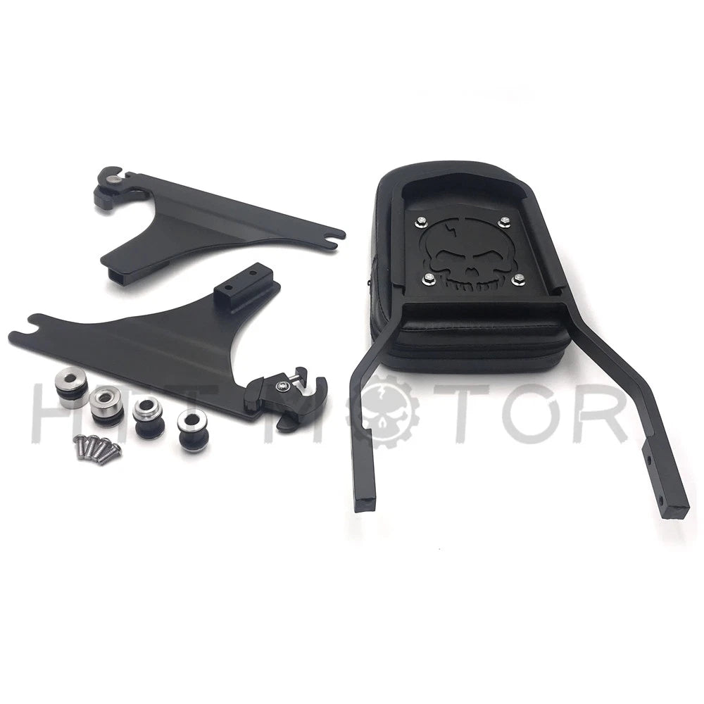 Detachable Sissy Bar Backrest Cushion Pad for Harley Heritage Softail (2000–2023)