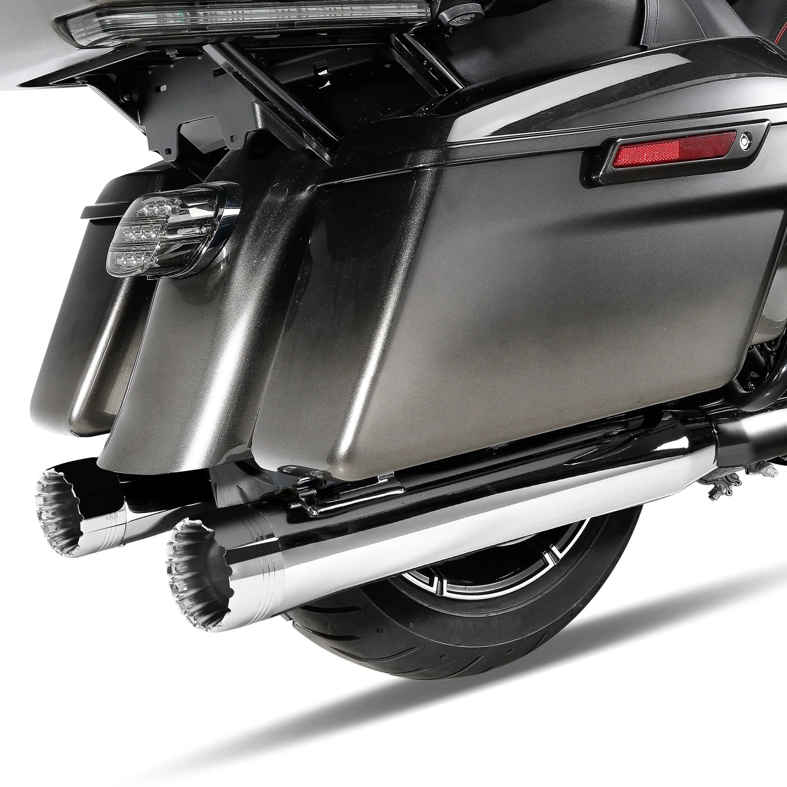 4" Slip-On Straight Mufflers for Harley Touring Street Glide (2017–2025)