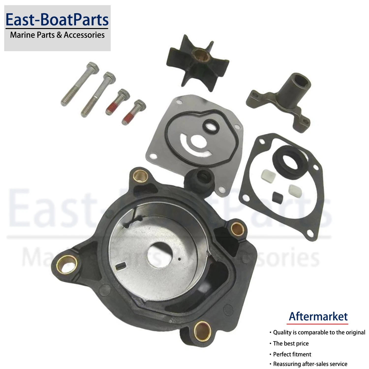 Water Pump Impeller Kit for Johnson Evinrude R45 S45 VE48 VJ48 M55 R55 (N/A)
