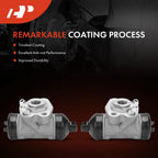 2 Rear Side Drum Brake Wheel Cylinders for Toyota Echo/Scion iQ (2000–2005)