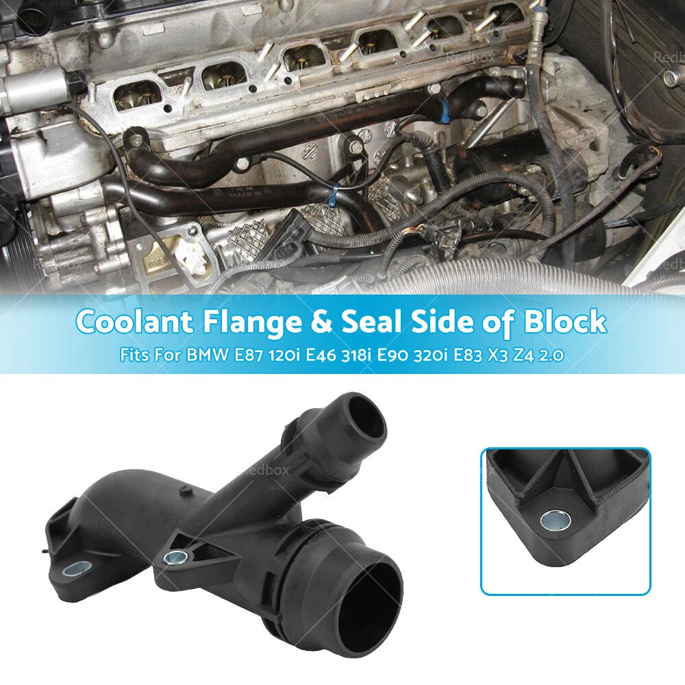 Coolant Flange & Seal for BMW 1 Series, 3 Series, X3, Z4 (2004–2019)