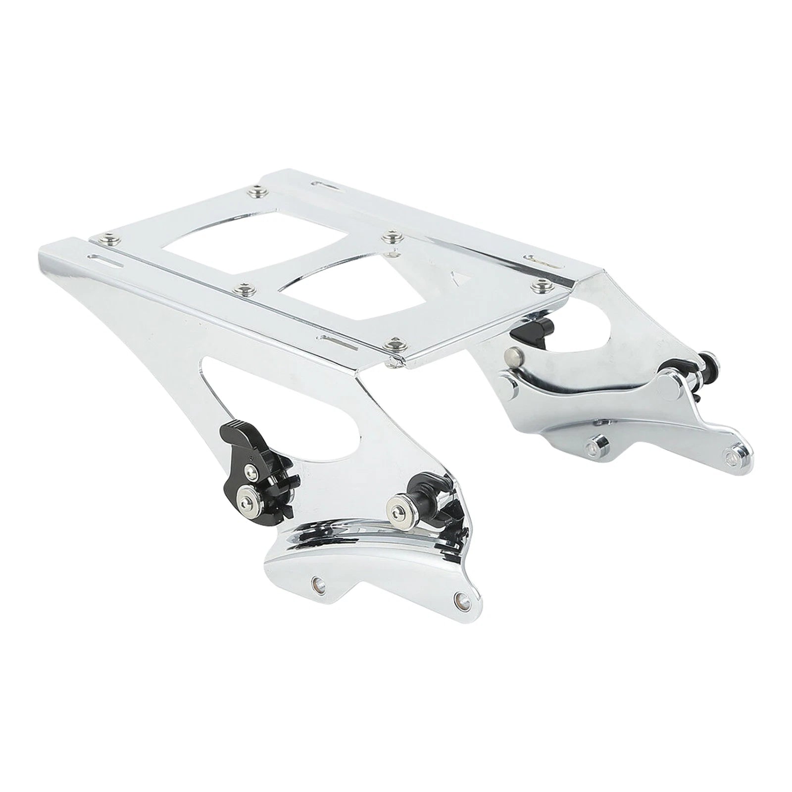 2X Luggage Mount Rack with 4 Docking Kit for Harley Touring Glide (2014–2023)