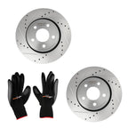 Front Left Right Brake Rotors Kit for Dodge Durango (2011–2020)