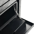 Aluminum Underbody Tool Box for Truck (24"x18"x20") Black