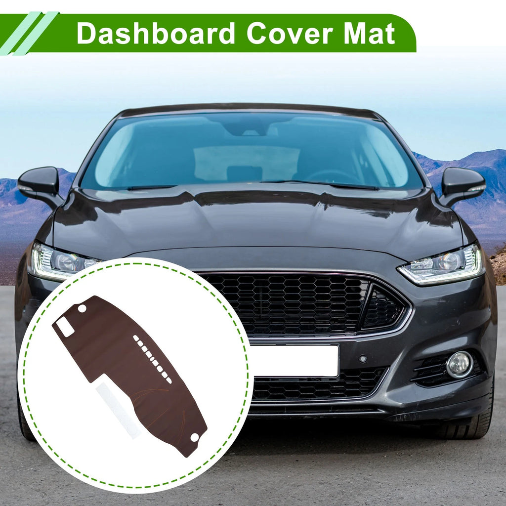 Dashboard Cover for Ford Mondeo (2004–2012) Dash Mat Carpet Brown