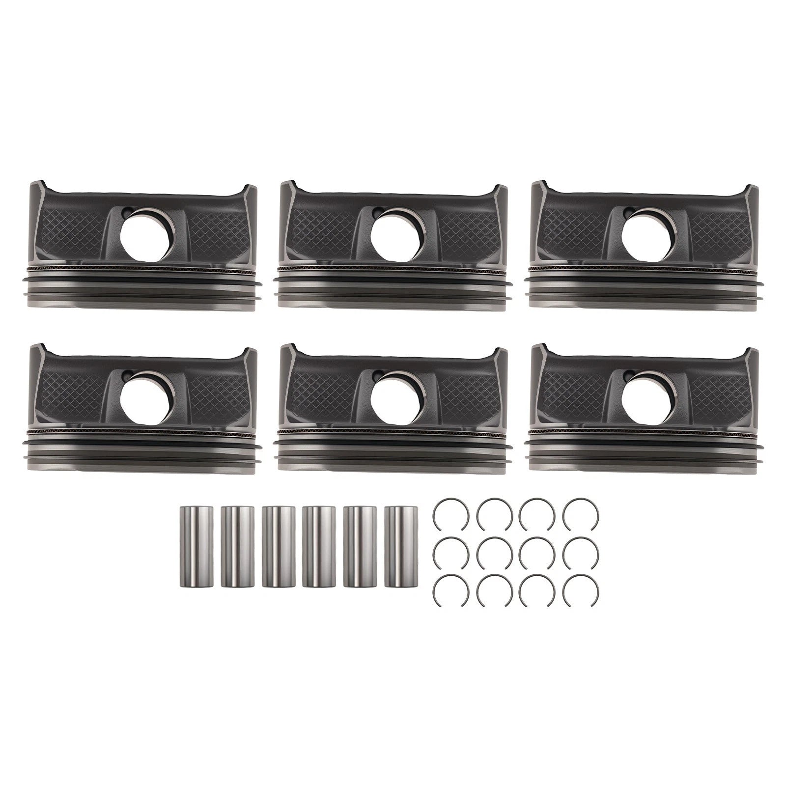 6x Pistons for Jeep Grand Cherokee, Dodge Durango 3.6L V6 (2011–2018)