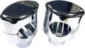 Chrome Handlebar Risers for Harley Davidson (1.25 in. Clamping Area)