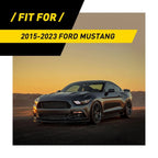 30PCS Carbon Fiber Interior Trim Kit for Ford Mustang (2015–2023)